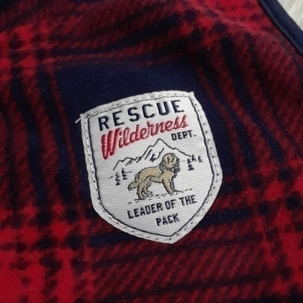 ☄Carter's Plaid Teddy Collar Vest-Size 24 Months